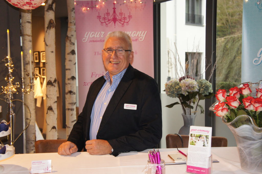 Reinhard Peschke-Warnke auf der Hochzeitsmesse Wissen